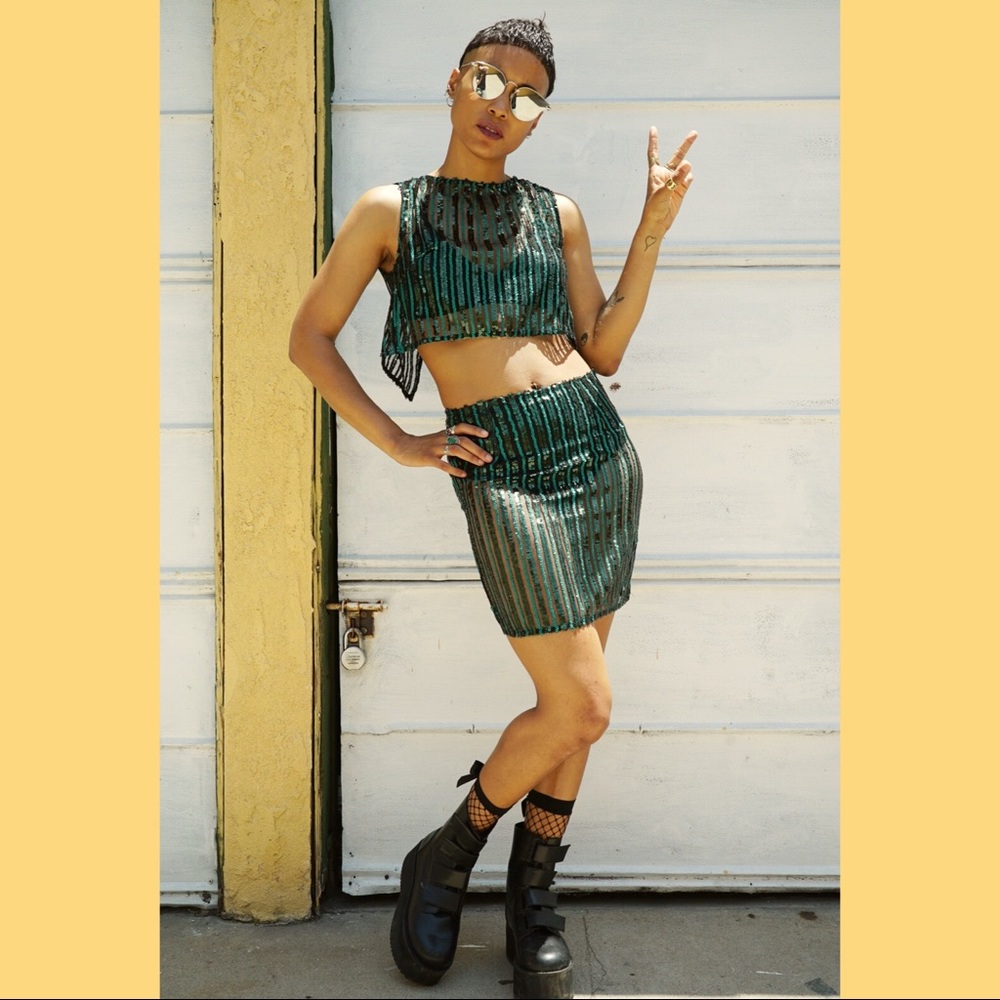 Two Piece Skirt Set